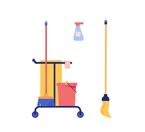 cleaning trolley